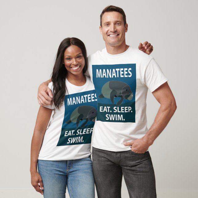 Camiseta Animales acuáticos de Manatee (Unisexo)