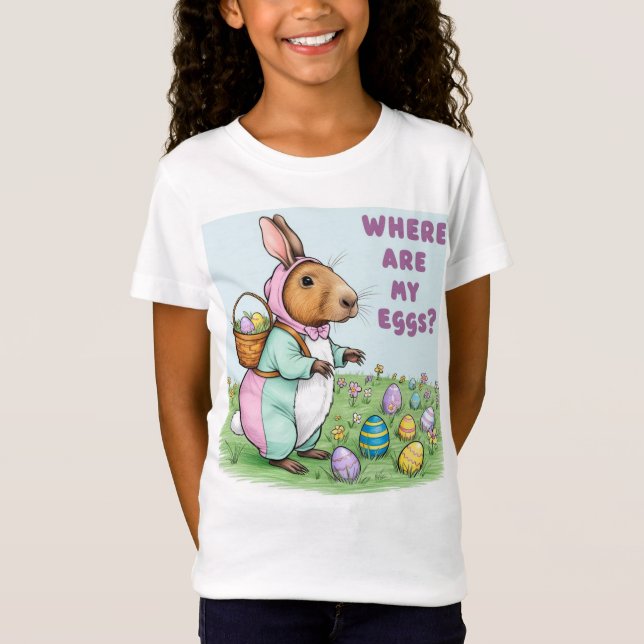 Camiseta Animales adorables – Pascua divertida (Anverso)