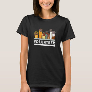 Camiseta Animales albergan voluntarios para rescatar gatos