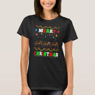 Camiseta Animales alumbran la hormiga navideña Santa