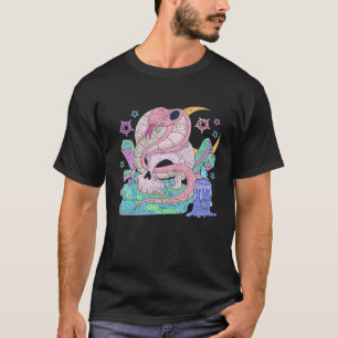 Camiseta Animales animadores de serpiente Kawaiii ocultan a