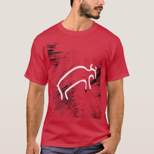 Camiseta Animales antiguos - Toro prehistórico