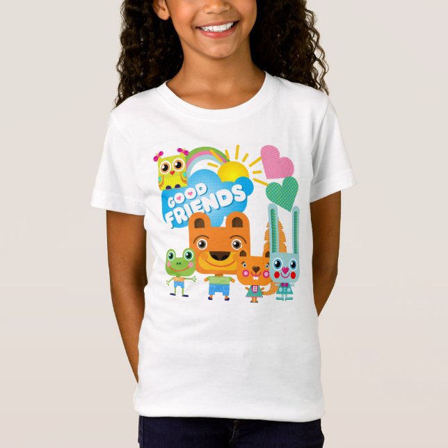 Camiseta Animales Buenos amigos (Anverso)