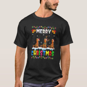 Camiseta Animales Camaleón de Santa Feliz Navidad Pijama