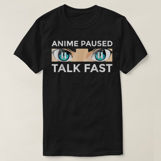 Camiseta Animales Chicas de arte Animee Paused Talk Fasts A (Diseño del anverso)