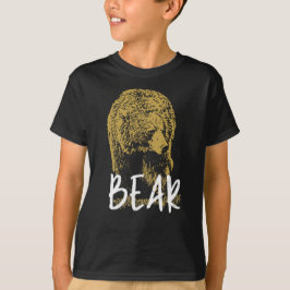 Camiseta Animales con tótem de chamán de oso, impresión en 