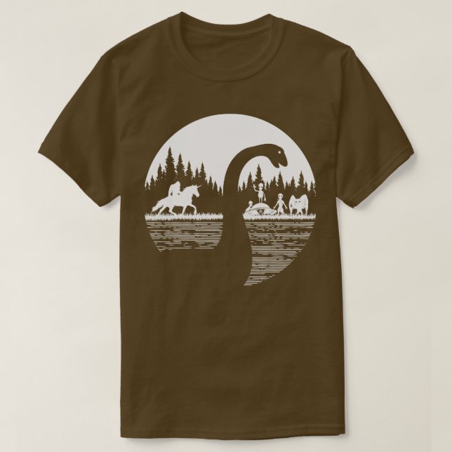 Camiseta Animales criptológicos (Diseño del anverso)
