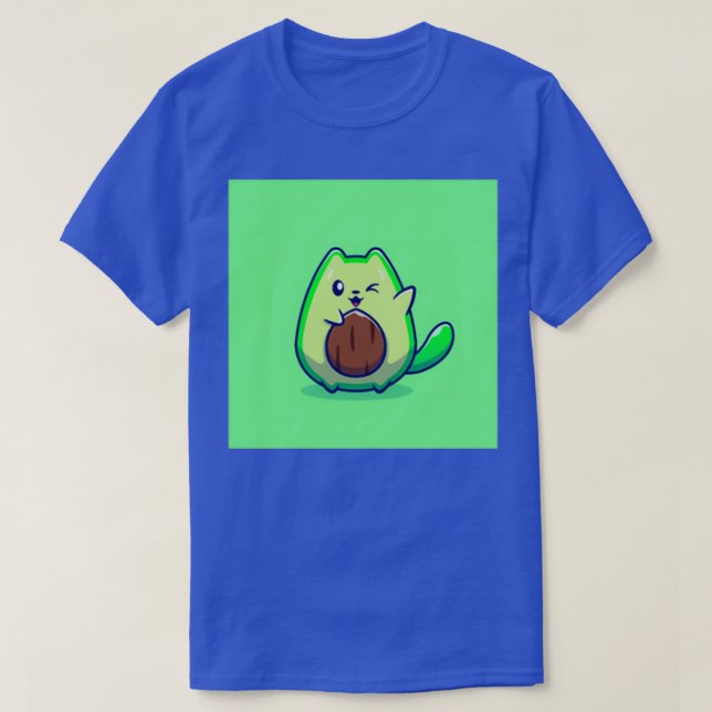 Camiseta Animales de aguacate (Diseño del anverso)