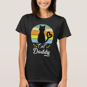 Camiseta Animales de Animación de Gato Negro Hombre Baile d