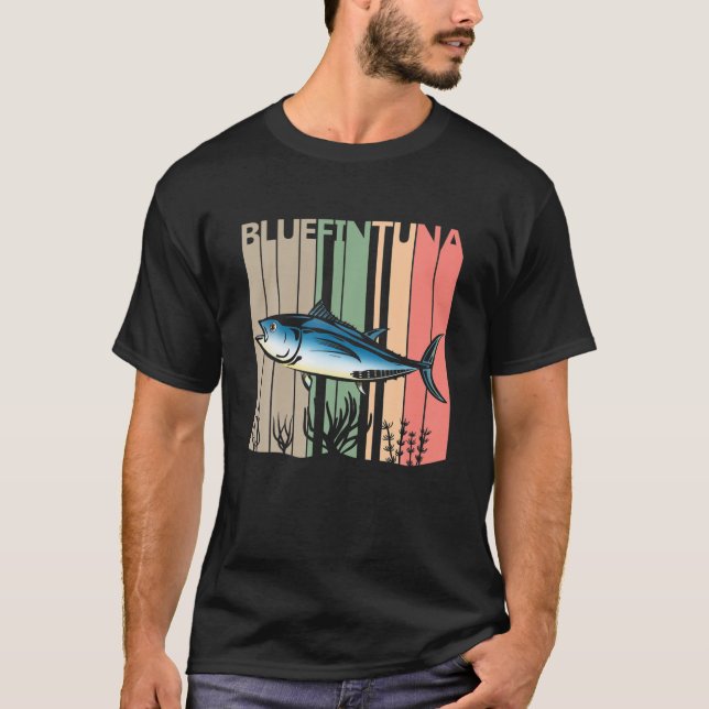 Camiseta Animales de atún de aleta azul (Anverso)