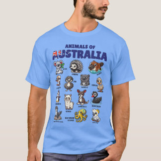 Camiseta Animales de Australia Educación Animales Australia