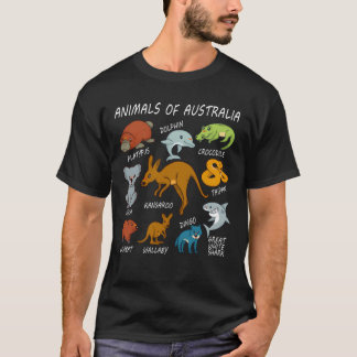 Camiseta Animales de Australia retro