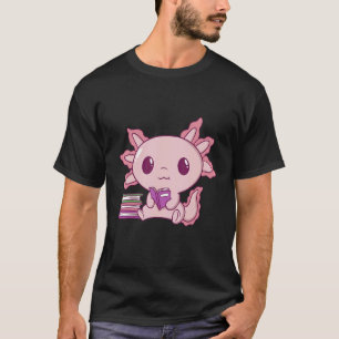 Camiseta Animales de Axolotl Anim femenino de lectura