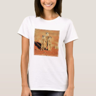 Camiseta Animales de bebé más afectados 3 Meerkats