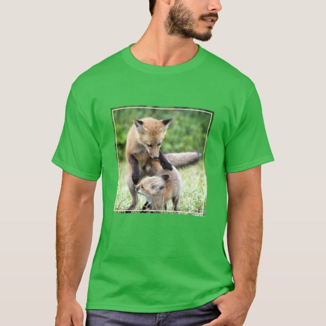 Camiseta Animales de bebé más afectados | Adorable Fox Kit  (Anverso)