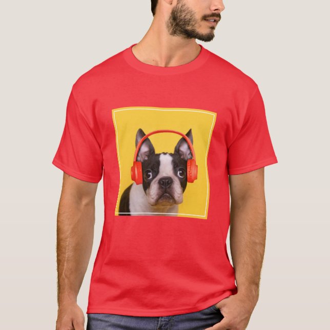 Camiseta Animales de bebé más afectados | Auriculares de Bo (Anverso)