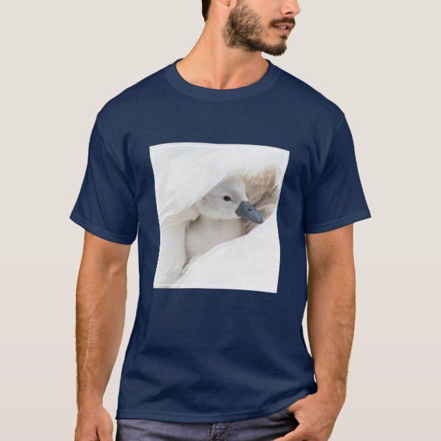 Camiseta Animales de bebé más afectados | Baby Mute Swan (Anverso)