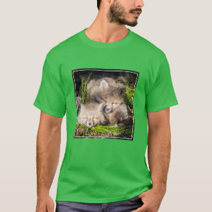 Camiseta Animales de bebé más afectados Bebé Red Fox Kits