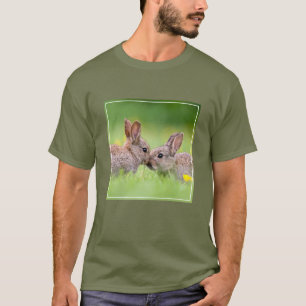 Camiseta Animales de bebé más afectados Bunny Kiss