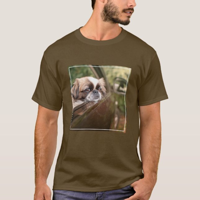 Camiseta Animales de bebé más afectados | Cachorro pekingés (Anverso)