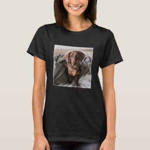 Camiseta Animales de bebé más afectados   Chocolate Dachshu