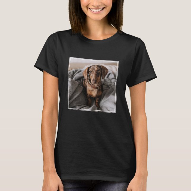 Camiseta Animales de bebé más afectados | Chocolate Dachshu (Anverso)