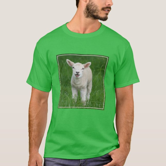 Camiseta Animales de bebé más afectados | Cordero Lil (Anverso)