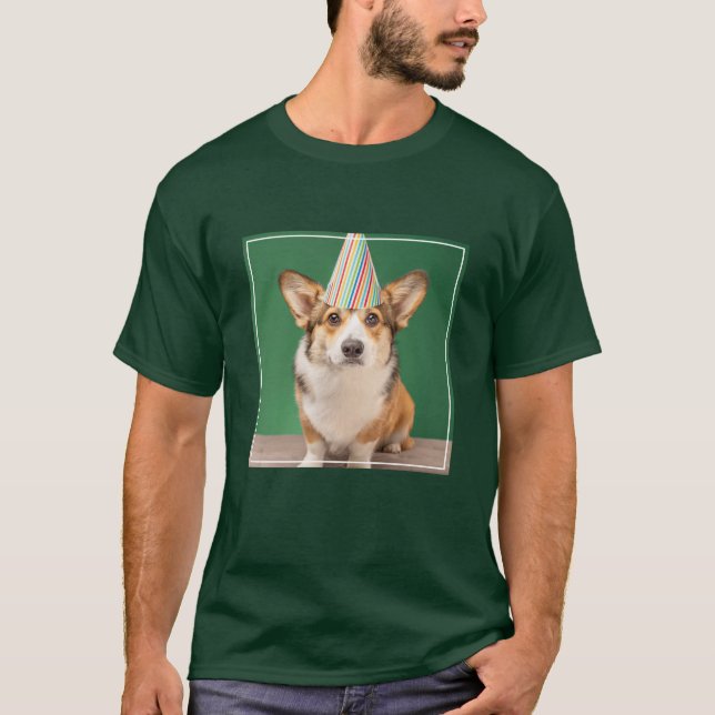 Camiseta Animales de bebé más afectados | Corgi Birday Pupp (Anverso)
