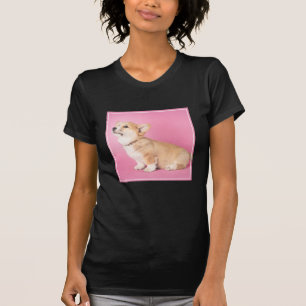 Camiseta Animales de bebé más afectados   Corgi Puppy Rosa