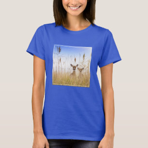 Camiseta Animales de bebé más afectados   Dos jóvenes venad