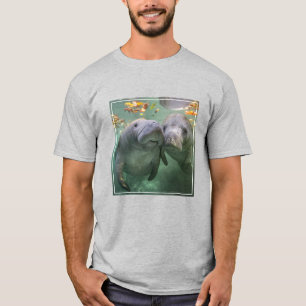 Camiseta Animales de bebé más afectados   Dos Manatíes