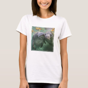 Camiseta Animales de bebé más afectados   Dos Manatíes