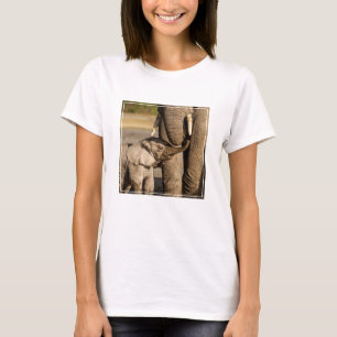 Camiseta Animales de bebé más afectados Elefante bebé y m
