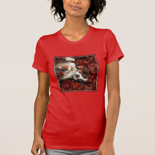 Camiseta Animales de bebé más afectados Español en hojas