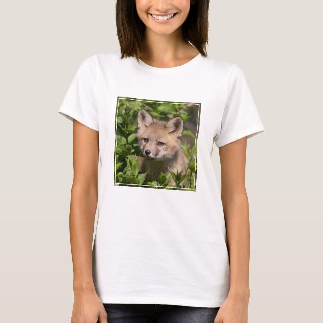 Camiseta Animales de bebé más afectados | Fox Kit (Anverso)