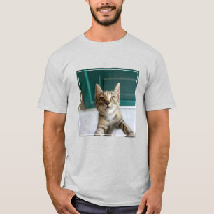 Camiseta Animales de bebé más afectados Gatita Cuta Tabby