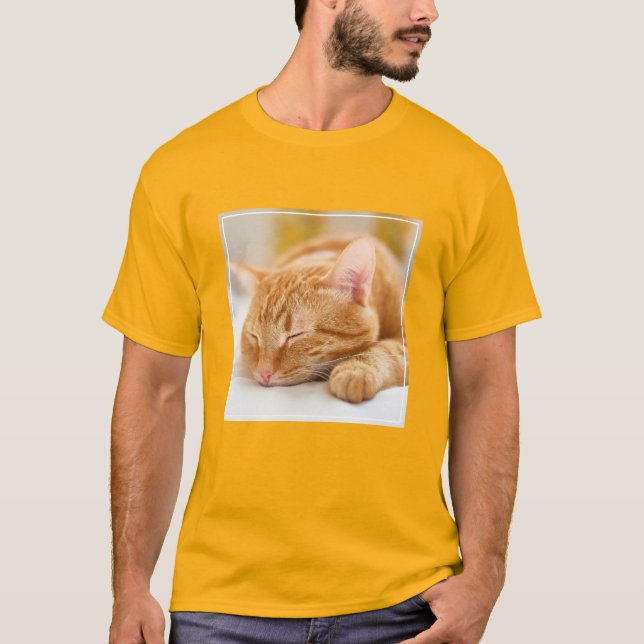 Camiseta Animales de bebé más afectados | Gato de jengibre  (Anverso)