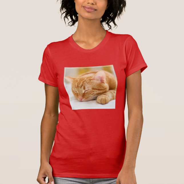 Camiseta Animales de bebé más afectados | Gato de jengibre  (Anverso)