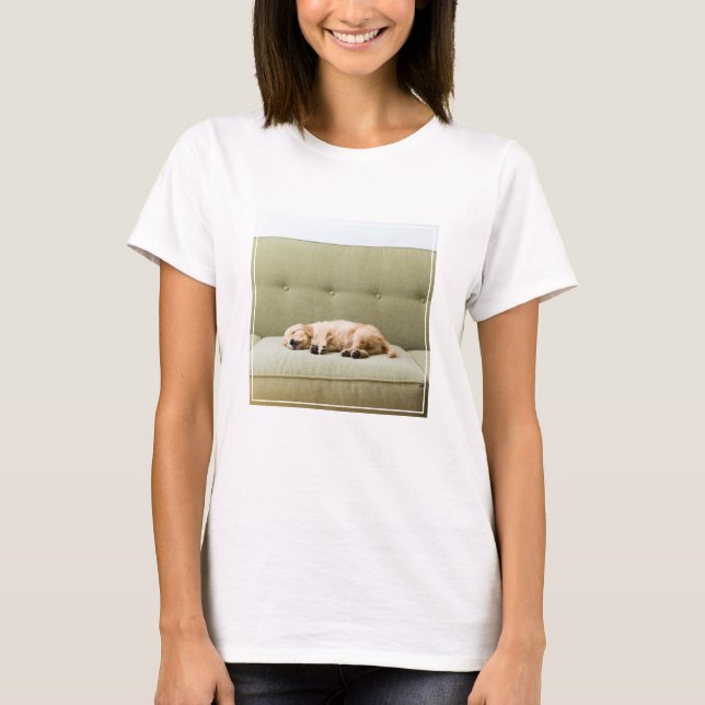 Camiseta Animales de bebé más afectados | Golden Retriever  (Anverso)