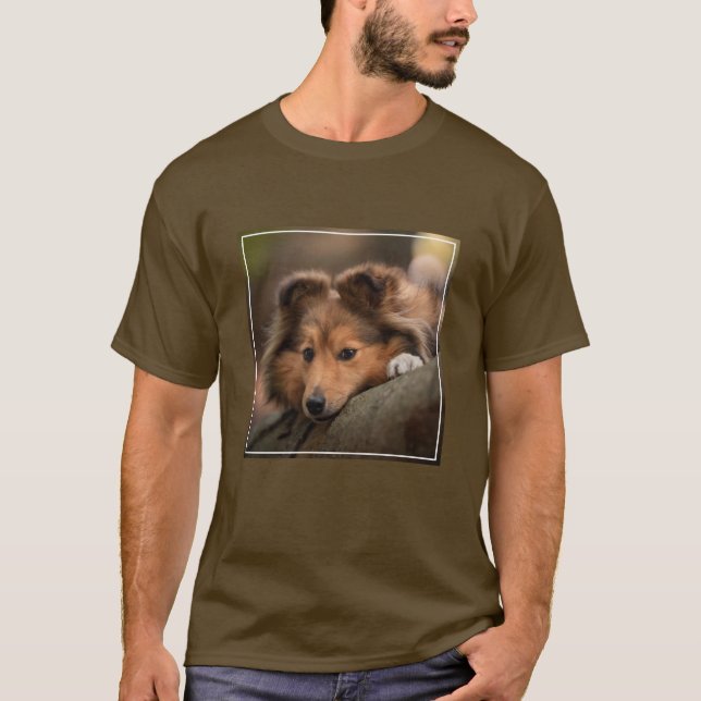 Camiseta Animales de bebé más afectados | Hojas de ovino de (Anverso)