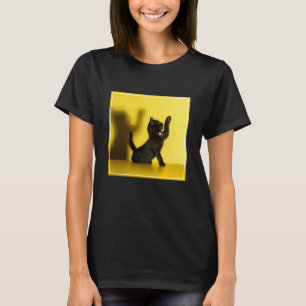 Camiseta Animales de bebé más afectados Jugar al gato neg