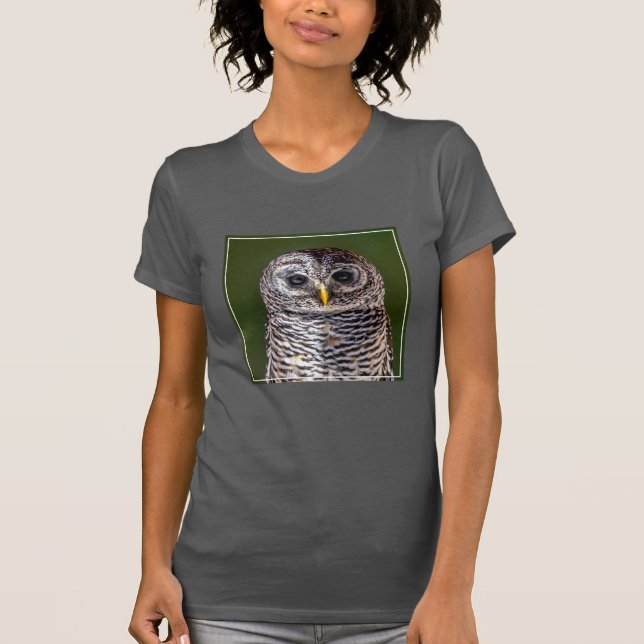 Camiseta Animales de bebé más afectados | Lechuza Tawny (Anverso)