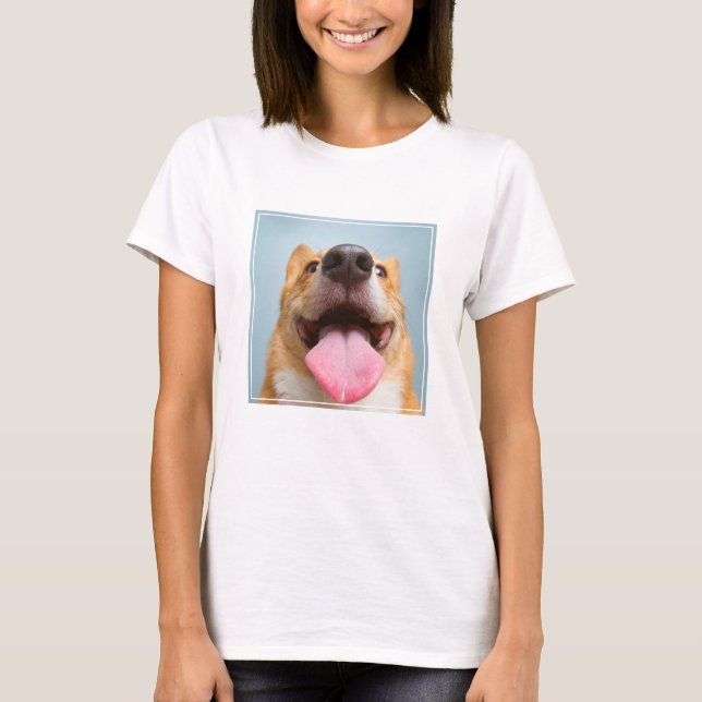 Camiseta Animales de bebé más afectados | Lengua Corgi (Anverso)