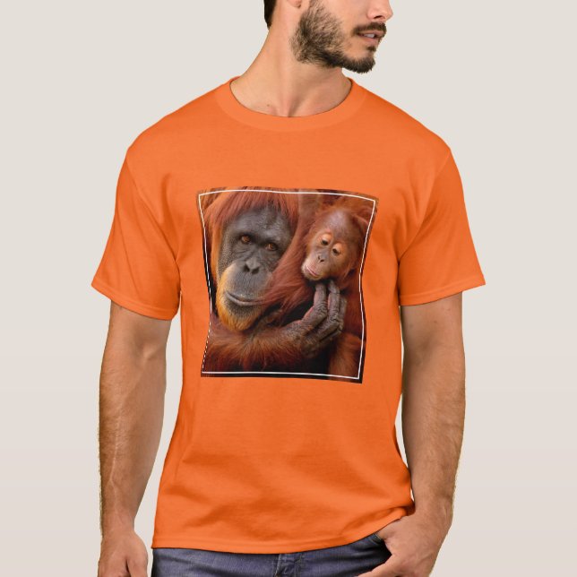 Camiseta Animales de bebé más afectados | Mamá y bebé de Or (Anverso)