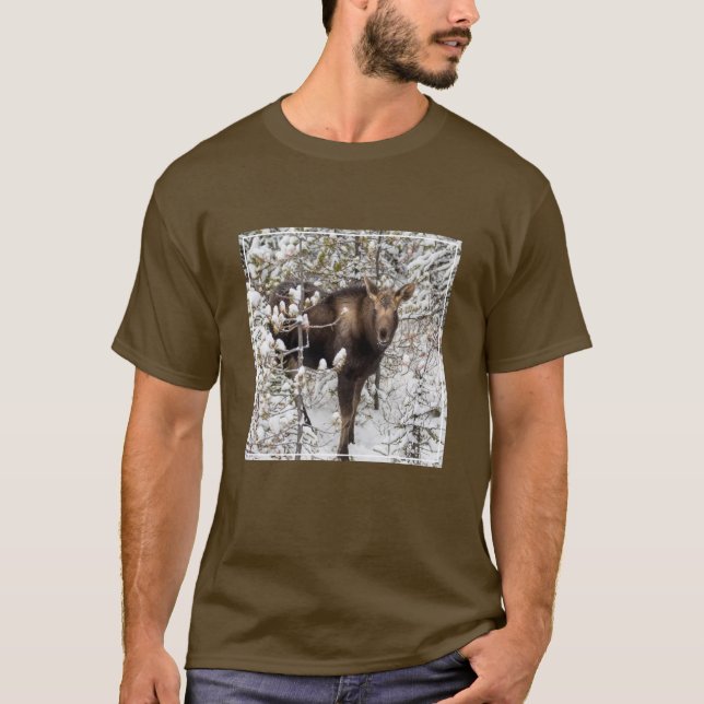 Camiseta Animales de bebé más afectados | Moose Calf (Anverso)