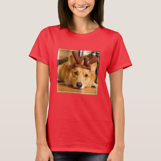 Camiseta Animales de bebé más afectados | Navidades de Corg (Anverso)