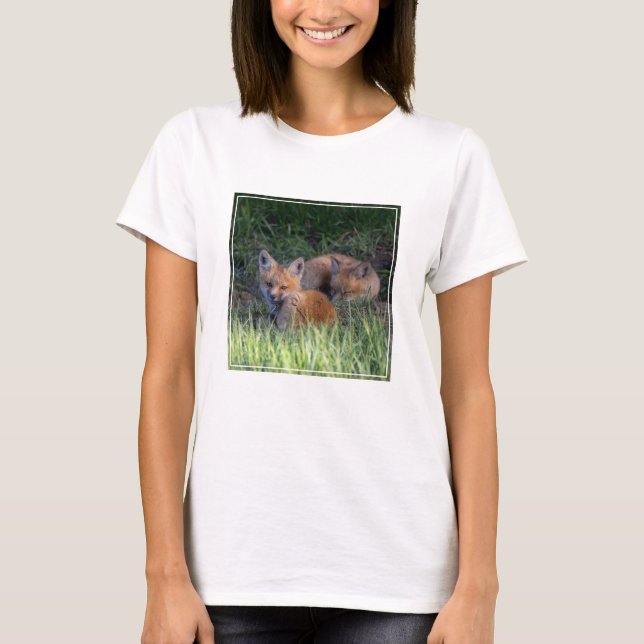 Camiseta Animales de bebé más afectados | Pareja de hermano (Anverso)
