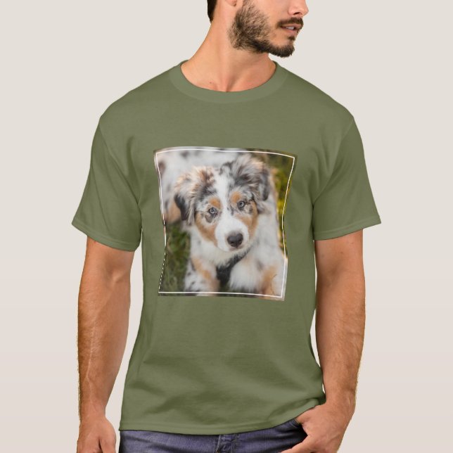 Camiseta Animales de bebé más afectados | Pastor Australian (Anverso)