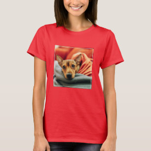 Camiseta Animales de bebé más afectados Pinscher en minia