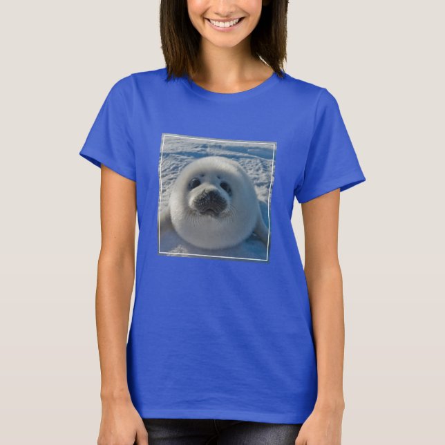 Camiseta Animales de bebé más afectados | Sello de bebé (Anverso)